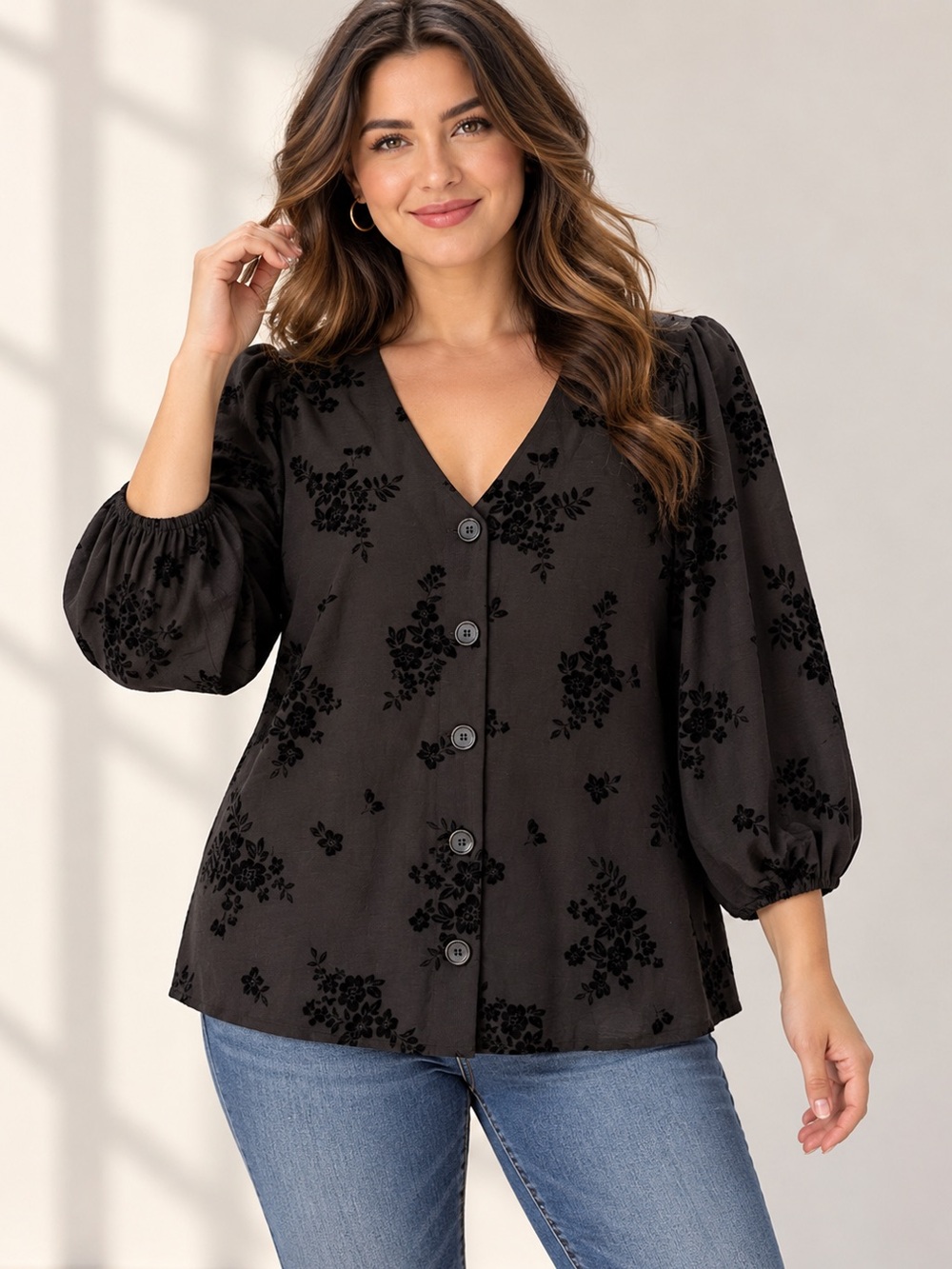 🎉5 for $45🎉Cato top blouse shirt size XL
